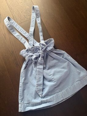 Urban Outfitters Light Blue Mini Skirt with Suspender Straps